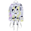 Graphic Design Geometric Background Zip Bottom Backpack View3