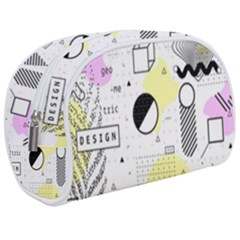 Graphic Design Geometric Background Make Up Case (medium) by Bedest