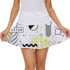 Graphic Design Geometric Background Women s Skort by Bedest