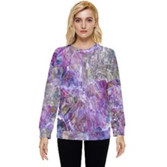 Abstract Pebbles Hidden Pocket Sweatshirt by kaleidomarblingart