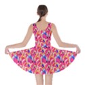 Many Heads Aqua Flamingo Bird Pattern Skater Dress View2