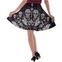 Skull Tribal A-line Skater Skirt View2