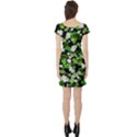 Hat Dark Shamrock Handraw Short Sleeve Skater Dress View2