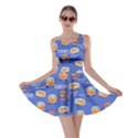 Steel Blue Orange VW Van Skater Dress View1