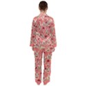 Mushroom Cute Bunny Light Coral Satin Long Sleeve Pyjamas Set View2