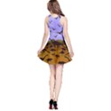 Dinosaurs Printed Violet Sleeveless Skater Dress View2