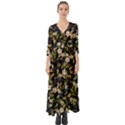 Garden Floral Button Up Boho Maxi Dress View1