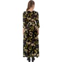 Garden Floral Button Up Boho Maxi Dress View2