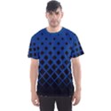 NavyBlack Gradient Rhombuses Men s Sport Mesh Tee View1