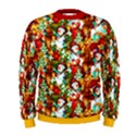 Colorful Christmas Tree Snowman Comfy Mens Sweatshirt View1