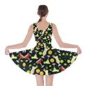 Beach Dark Green Tropical Cocktail Alcohol Skater Dress View2