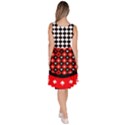 Red Queen of Hears Costume Knee Length Skater Dress With Pockets View4