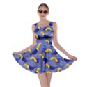 Toco Toucan Slate Blue Stretch Skater Dress View1