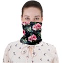 Hawaii Floral Black & Pink Face Covering Bandanas View1