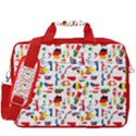 Colorful Red Europe Country Flags Pattern 16  Shoulder Laptop Bag  View3