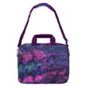 Purple Elegant Galaxy Pink Space Pattern 13  Shoulder Laptop Bag View1