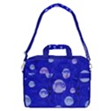 Blue Bubbles Cute Cat 13  Shoulder Laptop Bag  View2