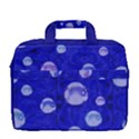 Blue Bubbles Cute Cat 13  Shoulder Laptop Bag  View4