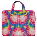 Bright Colorful Tie Dye Double Pocket 16  Laptop Bag View1