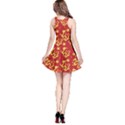 Dragon Pattern Traditional Red Gold Reversible Sleeveless Dress View2