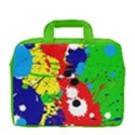 Colorful Splattered Paint Strokes Stylish 16  Shoulder Laptop Bag  View4