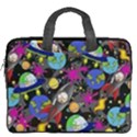 Colorful Space Frizzle 16  Double Pocket Laptop Bag View2