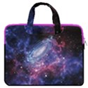 Dark Purple Space Carrying Handbag Laptop 16  Double Pocket Laptop Bag  View1