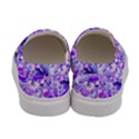 Violet Splashes of Paint Womens Canvas Slip Ons View4