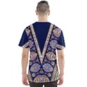 Blue Traditional African Print Dashiki Men s Sports Mesh Tee View2