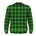 Green & Black Checkered Christmas Party Mens Sweatshirt View2