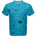 Science School Deep Sky Blue Soft Cotton Tee View1