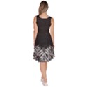 Tie Dye Dark Gray Knee Length Skater Dress With Pockets View4