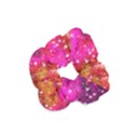 Constellation Deep Pink Space Astronomy Galaxy Velvet Scrunchie View1