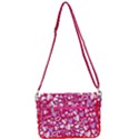 Love Heart Pink Shoulder Bag with Back Zipper View3