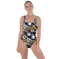 Bee Honeycombs Black Honey Insect Bring Sexy Back Swimsuit by CoolDesigns