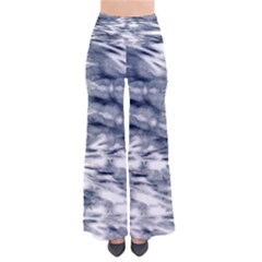 White Tie Dye 3 Chic Palazzo Pants by CoolDesigns