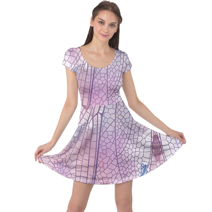 Dragonfly Wings Thistle Cap Sleeve Dress