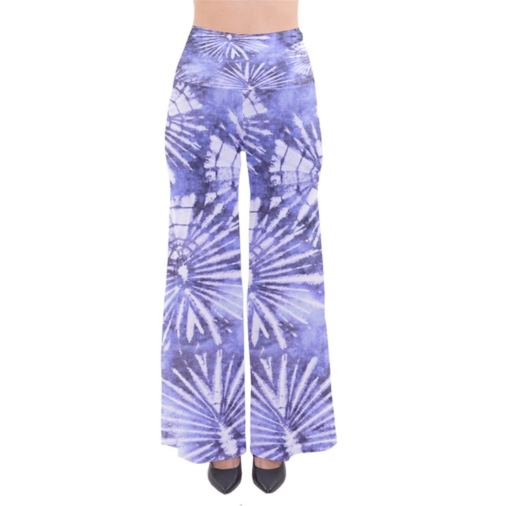 Purple Tie Dye Chic Palazzo Pants