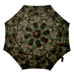 Abstract Vector Military Camouflage Background Hook Handle Umbrellas (medium) by Bedest