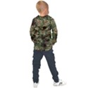 Abstract Vector Military Camouflage Background Kids  Overhead Hoodie View2