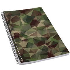 Abstract Vector Military Camouflage Background 5 5  X 8 5  Notebook by Bedest