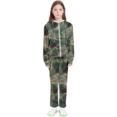 Abstract Vector Military Camouflage Background Kids  Tracksuit by Bedest