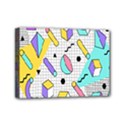 Tridimensional Pastel Shapes Background Memphis Style Mini Canvas 7  x 5  (Stretched) View1