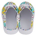 Tridimensional Pastel Shapes Background Memphis Style Half Slippers View4