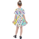 Tridimensional Pastel Shapes Background Memphis Style Kids  Sailor Dress View2