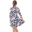 Letters Pattern Smock Dress View2