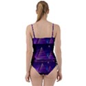 Egyptian Pyramids Night Landscape Cartoon Sweetheart Tankini Set View2