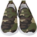 Texture Military Camouflage Repeats Seamless Army Green Hunting Kids  Slip On Sneakers View1