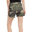 Texture Military Camouflage Repeats Seamless Army Green Hunting Women s Runner Shorts View2