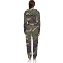 Texture Military Camouflage Repeats Seamless Army Green Hunting Cropped Zip Up Lounge Set View2